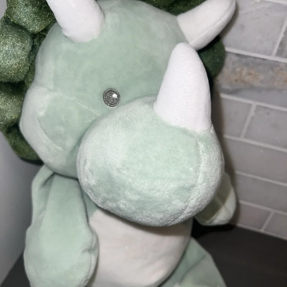 Kelly Baby Green Dinosaur Soft Stuffed Animal Rattles  Kellytoy 18